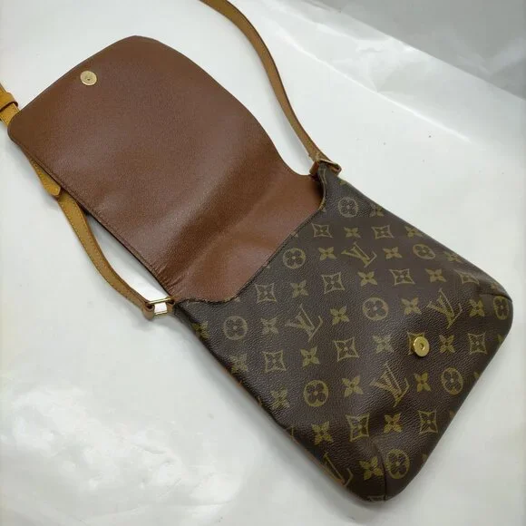Louis Vuitton Musette Salsa Brown Monogram Shoulder Bag mon390-102525